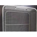 Kitchen 304 Stainless Steel Wire Mesh Storage Basket 300x197x70mm for sale