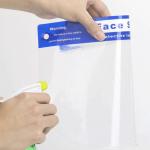 PE Face Shield for Epidemic Prevention , Transparent Full Face Safety Cover