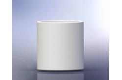 China Fully Yttria Stabilized Technical Ceramic Parts 8YSZ Zirconia Crucibles Melting Or Sintering supplier
