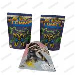 Custom Resealable Heat Seal Stand Up Paper Bag Snack Cookies Food Packaging Zipper Bag for sale