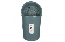China Indoor Office Drawing Room Round Waste Segregation Plastic Dustbin supplier