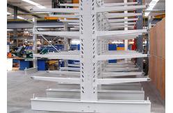 China Double Side Steel Structural Cantilever Racks For Pipes Lumber Sheet Shelves supplier
