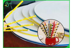 China Strong Waterproof Drinking Straw Paper 60g 120g Roll For Coffee Paper Straws supplier