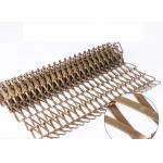 Stainless Steel Woven Mesh Decorative Golden Color Metal Mesh Curtain For Home Decoration for sale