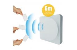 China UHF Long Range RFID Reader PVC PC For Access Control Management Tracking supplier