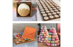 China Customize Your Take-Away Orders with Personalized Plastic Macaron Packaging supplier