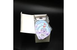 China ODM MOPP Splitting Yogurt Foil Lids Die Cut PET Cup Eye Catching Printing supplier