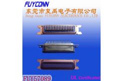 China 36 Pin Centronic Champ Right Angle Female PCB Connector MD Shape Shell supplier