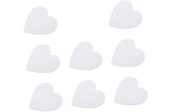China 100% Pure Cotton Painting Canvas Panel Heart Shape 15cm Diameter Canvas Art Boards supplier