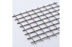 China Stainless Steel Crimped Woven Wire Mesh For Hotel Decoration supplier