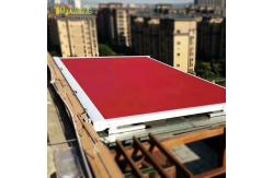 China Motorized Skylight Retractable Roof Awning Roof Sunshade Retractable Awnings supplier