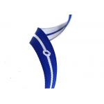 Funky Blue Elastic Diary Band Strap , 3 - 110mm Width Custom Cloth Elastic Bands