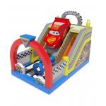 Racing Car Theme Commercial Inflatable Slide For Childrens Rental for sale