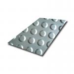 1.2mm 1.5mm Checkered Stainless Steel Plate With Flat Round Projections AiSi Standard for sale