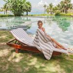 76*180cm Cotton Beach Towels Comfortable With Modern Minimalist Style