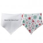 Blank Sublimation Pet Scarf DIY Custom Printed Polyester Sublimation Dog Bandana for sale