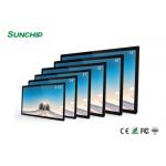 LCD Wall Mounted Advertising Display , 32'' 43 Touch Screen Digital Signage for sale