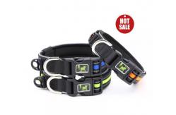 China Customization Reflective Dog Head Collar Polyester Luxurious Outdoor Cat Collar supplier