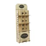 Customized Pop Pos Display Wooden Plywood Display Stand Chocolate Display Shelf for sale
