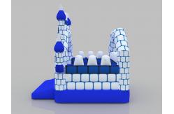 China Snow Themed Inflatable Castle House 8m  Bouncy Castle Rental For Kids' Playground supplier