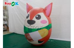 China 7ft Air Tight Inflatable Holiday Decorations Standing Animal Fox Model supplier
