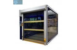 China                  Transparent Factory Fast Roller Shutter Automatic PVC High Speed Doors              supplier