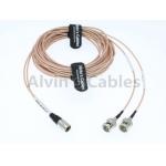 Coax Two BNC To Fischer HD SDI BNC Cable Male To Male With Copper Conductor for sale