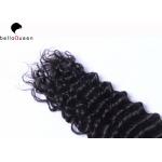 Grade 7A Unprocessed Peruvian Human Hair Deep Wave Hair Weft For Women