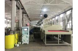 China Stainless Steel Spraying Chemical Etching Machine For Non Stick Cookware supplier