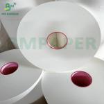 White Eco Straw Wrapped Paper Food Kraft Paper 28gsm For Individually Packing for sale