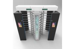 China High Security Full Height Turnstile Gates With RFID Card QR Code supplier