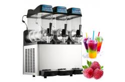 China 12L×3 800W Ice Slush Machine , Commercial Slush Machine For Frozen Beverage supplier