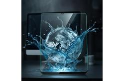 China Touchscreen Front Glass Toughened Glass With Steel Degree Tempered Glass supplier