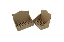 China Brown Cardboard Display Boxes Eco Friendly Display Stand supplier