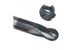 China 10mm 3/8 Carbide Ball Nose End Mill Cnc Router Bits 4 Flutes supplier