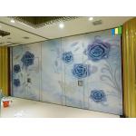 Fabric Surface Acoustic Partition Walls With Sliding Aluminium Track High Stable