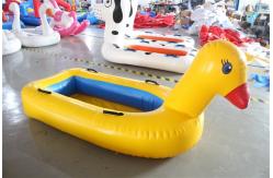 China Swimming Tarpaulin 0.9mm Giant Inflatable Duck Pool Float supplier