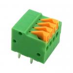 Narrow Spacing 2.54 mm Screwless PCB Spring Terminal Block 150V 4A for sale