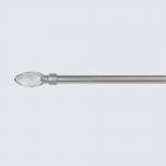 Matt Nickel Pipe Curtain Rods 22mm For Living Room Decoration for sale