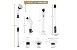China 3lb Rechargeable Electric Rotary Brush Cordless Bathroom Scrubber Polypropylene supplier