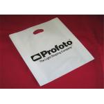 LDPE Material Clothing Plastic Packaging Bags With Handle Custom Logo Printed for sale