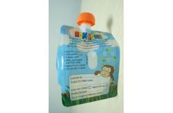 China Custom Material Baby Food Aluminum Foil Spout Pouch Packaging With Full Printing supplier