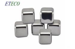 China Environmentally Friendly Reusable Metal Ice Cubes For Whiskey Non Toxic supplier
