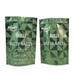  Stand Up Plastic Packaging For Body Scrub Pouch Bath Salt Natural Soak Mylar Bags With Zipper for sale