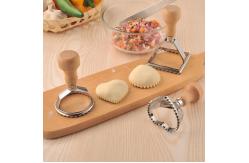 China Kitchen Pasta Ravioli Stamp Cutter Press With Roller Set supplier