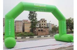 China Green Custom Inflatable Arch Stitch Fasten Tape UV / Digital Printing supplier