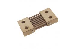 China 800A DC Current Shunt , Bus Bar Ammeter Shunt Resistor Brass Material supplier