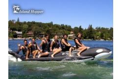 China Inline Island Hopper WHALE RIDE Water Banana Boat / Water Park Game  6 passenger supplier