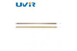 China Waterborne Paint Drying Medium Wave Infrared Heating Lamp Double Tube Gold Plated supplier