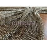 7mm And 12mm Stainless Steel Ring Mesh Curtain For Space Decoration for sale